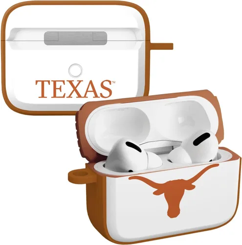 Vista 5 de Affinity Bands Texas Longhorns HDX - Funda compatible con Apple AirPods Gen 1 y 2 (color negro clásico)