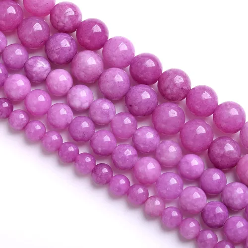 Vista 92 de 4MM 86 piezas Cuentas sueltas de piedra natural de amazonita calcedonia para hacer joyería DIY Pulsera Collar 1 hebra
