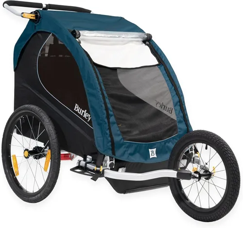 Vista 3 de Burley Design Kit Jogger para Bicicleta, Aluminio, Negro/Plata, 16 pulgadas
