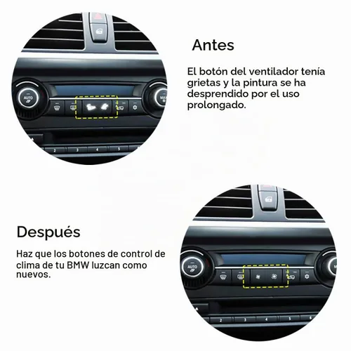 Vista 2 de Jaronx para BMW A/C Panel de control de clima Botón de velocidad