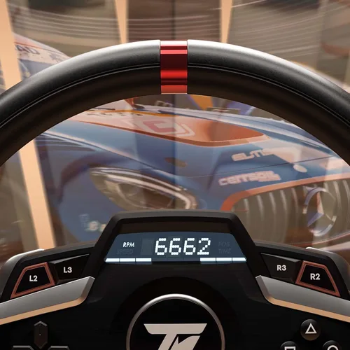 Vista 4 de Thrustmaster T248P, Racing Wheel and Magnetic Pedals, HYBRID DRIVE, Magnetic Paddle Shifters, Dynamic Force Feedback, Screen with Racing Information