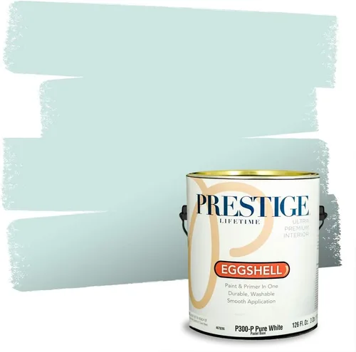 Vista 186 de PRESTIGE Pintura interior e imprimación en uno, salpicaduras acuosas, cáscara de huevo, 1 galón