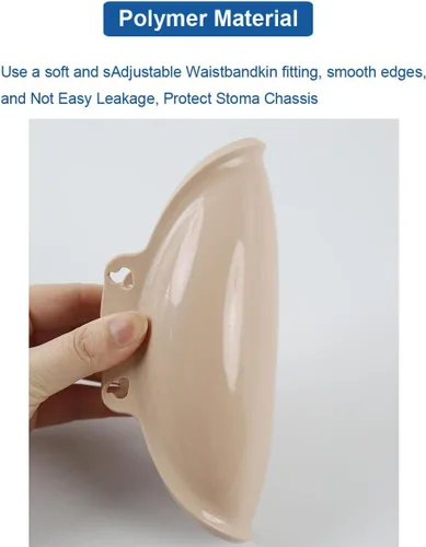 Vista 4 de Suministros de ostomía - Cubierta impermeable para ducha de estoma para colostomía