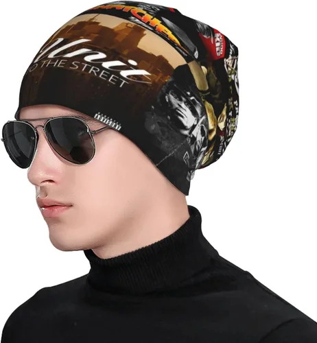 Vista 2 de Reginald C Kidder G Band Unit - Gorro de punto para hombre y mujer, color negro, Negro
