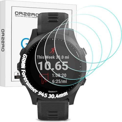Vista 12 de Orzero Paquete de 3 protectores de pantalla para reloj inteligente compatible con Garmin Vivomove 3S (no para Garmin Venue 3S), vidrio templado