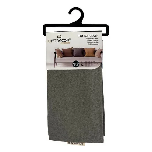 Vista 4 de Funda de cojín Gift Decor Antracita 60 x 0,5 x 60 cm