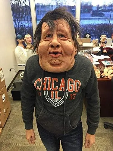 Vista 4 de Zagone Studios Máscara Fat Eddie, máscara de hombre gordo una edición coleccionista Be Something Studios máscara beige