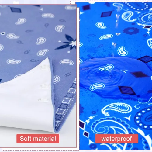 Vista 3 de Jiuguva Paquete de 8 pañuelos para adultos, baberos de cachemira, grandes, suaves, neutros, absorbentes, juego de bandana para personas