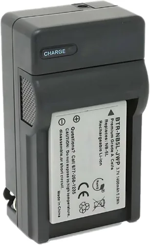 Vista 2 de Batería de repuesto para Canon PowerShot SX230 HS (paquete de 2, 1400 mAh) y cargador