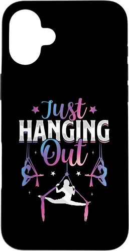 Vista 22 de iPhone 16 Just Hanging Aerialist Aerial Silks Dancer Air Yoga Women Case