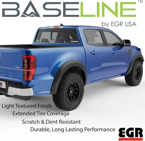 Vista 3 de EGR BLF2007 - Guardabarros serie Baseline - Compatible con Ford Ranger 2019-2023