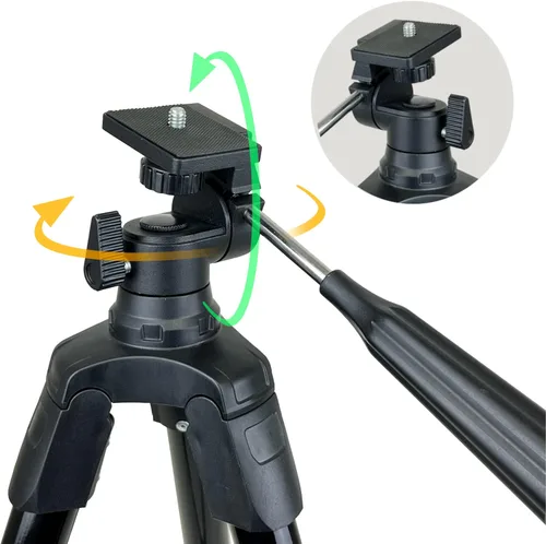 Vista 4 de Telescopio SpectrumOI para niños y adultos, regalo de astronomía, refractor de apertura de 2.362 in con bolsa de transporte y soporte para teléfono