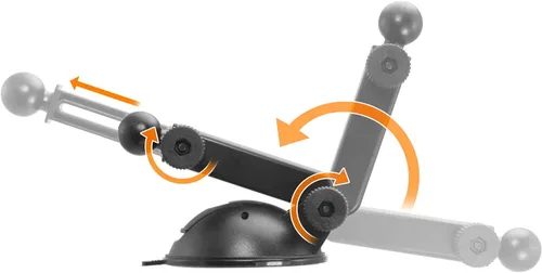 Vista 2 de iBOLT Tabdock - Extensor delgado de ventosa - Soporte para tu parabrisas, tablero o escritorio - Compatible con todas las tabletas de 7 a 18.4