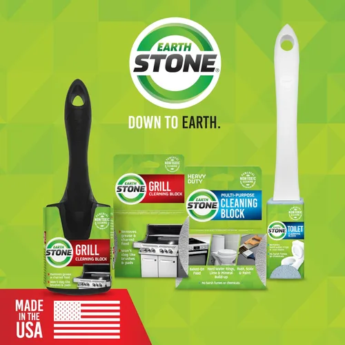 Vista 13 de Earthstone Bloque de limpieza multiusos, limpiador de baño de cocina Elimina el óxido, la grasa y la suciedad de las herramientas domésticas