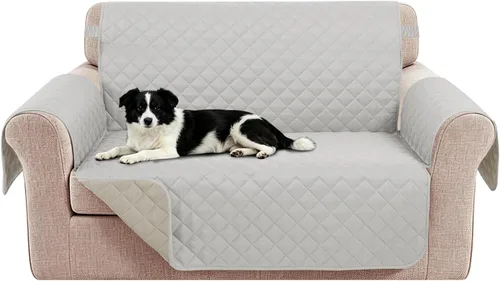 Vista 34 de Fundas para Silla Reclinable Reversibles Funda de Sofá para Mascotas Protector de Muebles Lazy Boy (Silla 23'', Beige/Beige)