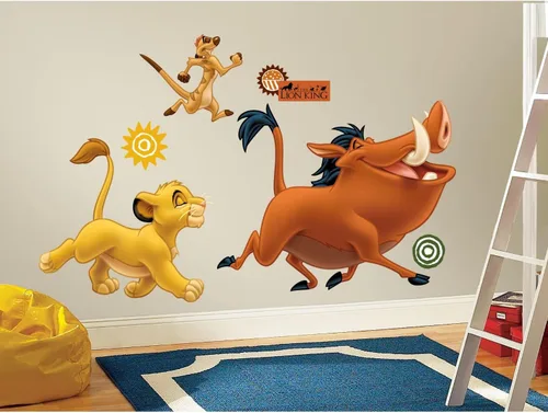 Vista 2 de RoomMates - Calcomanías de pared gigantes de Disney The Lion King