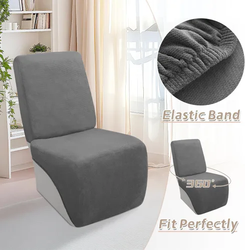 Vista 594 de Arfntevss Fundas de sofá seccional reclinable de terciopelo, Funda de sofá seccional de esquina para sofá reclinable, Funda elástica suave