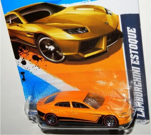 Vista 2 de Hot Wheels - Lamborghini Estoque - Amarillo/Negro - REDLINES - HW All Stars '12 [8/10, 128/247]