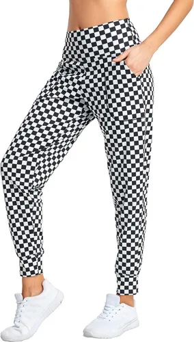 Vista 27 de Oalka - Pantalones deportivos para mujer, con cintura alta y bolsillos, para hacer deporte, yoga y entrenar