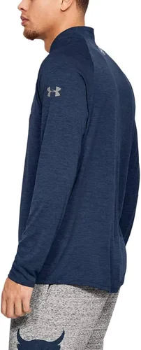 Vista 3 de Under Armour Project Rock Tech - Camiseta con cremallera de 12 para hombre