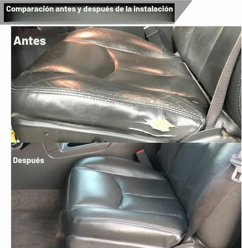Vista 3 de GXARTS Funda de cuero de repuesto para Chevy Silverado Avalanche Tahoe Suburban GMC Sierra Yukon 2003 2004 2005 2006 Negro