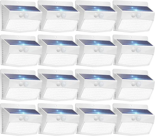 Vista 15 de Peasur 1 paquete de luces solares con sensor de movimiento para exteriores