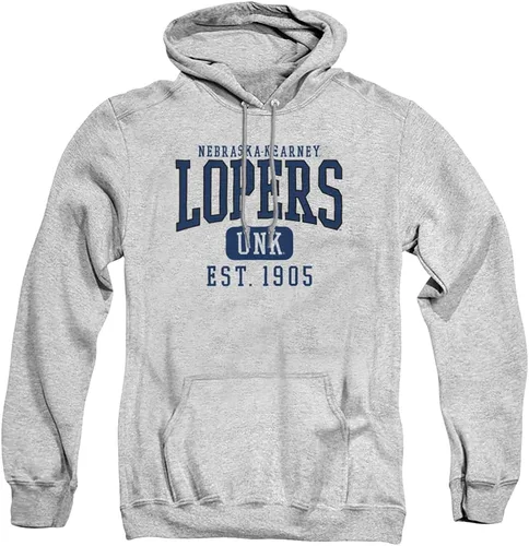 Vista 351 de LOGOVISION Colección de sudaderas con capucha unisex con diseño oficial de Collegiate Est. Date para hombres y mujeres