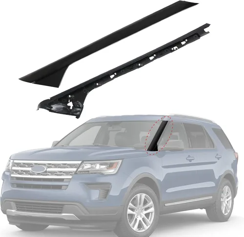 Vista 11 de Moldura del Panel del Pilar Exterior del Parabrisas Delantero Izquierdo (Lado del Conductor) de Repuesto para Ford Explorer 2011-2019 de 4 Puertas