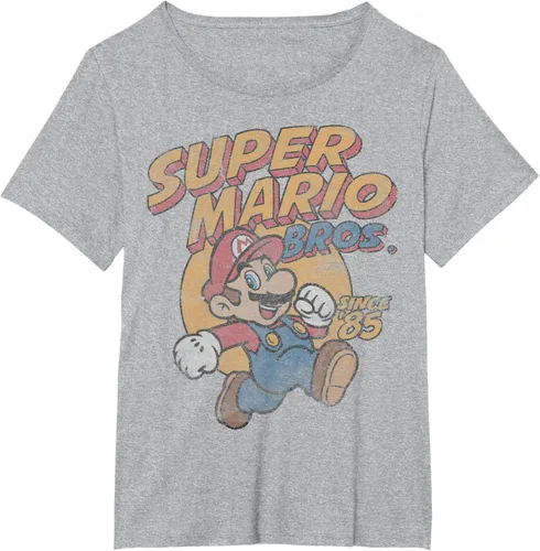Vista 52 de Super Mario Bros. Desde '85 Camiseta Vintage con Póster' Negro
