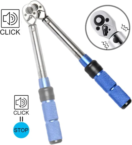 Vista 6 de Juego de llaves dinamométricas para bicicleta, llave dinamométrica de 1/4 pulgadas de 2 a 24 Nm Bicycle Torque Wrench for MTB Mountain Road Bikes