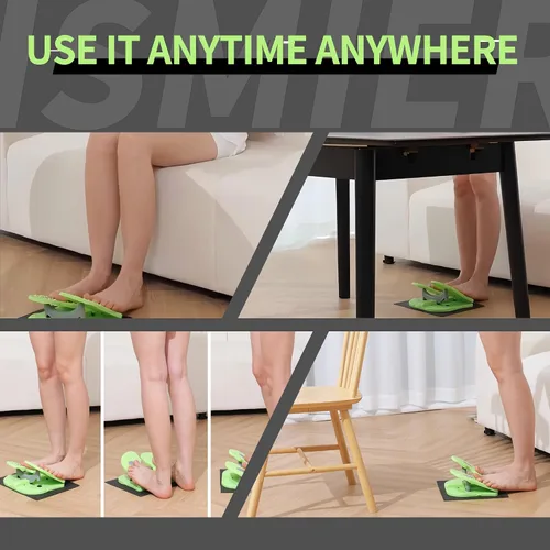Vista 8 de Foldable Leg Exerciser: Portable Foot Pedal Exerciser for Seniors Under Desk Foot Pedal Exerciser Stepper Exercise for Leg Muscles Relieves Varicose