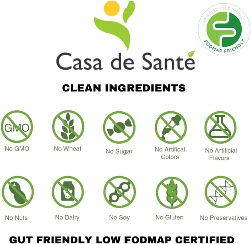 Vista 5 de Bajo FODMAP Proteína en polvo y batido, vegano, sin gluten, sin soja, sin azúcar, todo natural, alimentos para la salud intestinal, contiene Stevia