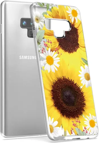 Vista 3 de Funda de teléfono para Galaxy Note 9, Samsung Note 9 para niñas y mujeres, TPU suave y transparente, a prueba de golpes, funda protectora