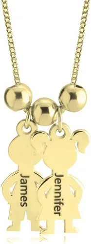 Vista 5 de Collar para mamá con nombre del niño, regalos personalizados para el día de la madre, dijes para niños y niñas, joyería familiar con nombres