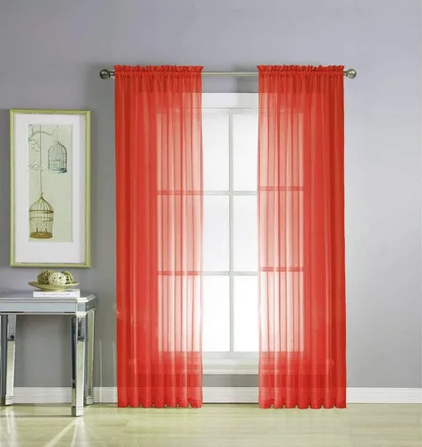 Vista 14 de Empire Home Addison - Cortinas de gasa transparente para ventana, juego de 2 (verde salvia, 108 pulgadas extra largas)
