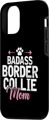 Vista 2 de Funda para iPhone 15 Badass Border Collie Mom