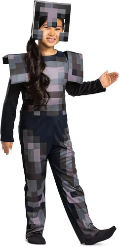 Vista 6 de Disfraz de Minecraft, atuendo oficial de Nether Armor para niños