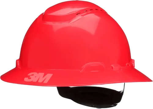 Vista 22 de 3M Hard Hat SecureFit H-800 Series Casco de seguridad estilo ala completa con sensor Uvicator, suspensión de trinquete de difusión de presión de 4