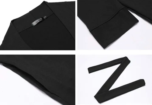 Vista 4 de Bluetime - Bata de algodón para mujer, kimono corto de algodón para usar como ropa para dormir o para relajarse.