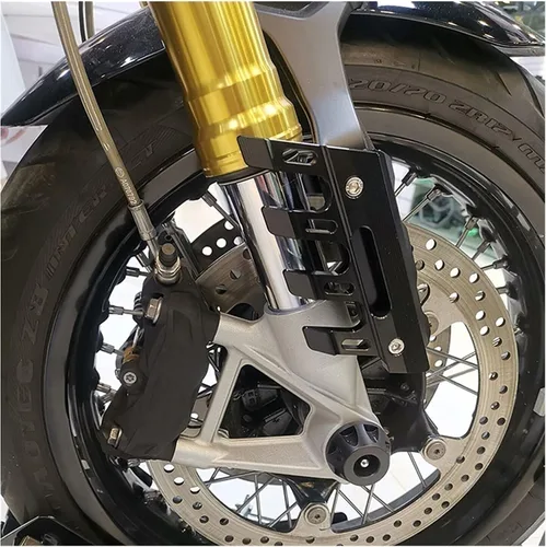 Vista 7 de Bajajaj Pulsar 200 NS/Pulsar 200 RS/200 AS 200 Neumáticos Protector de Horquilla Delantera Guardabarros Accesorios Guardabarros Anticaída Marco