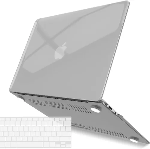 Vista 25 de IBENZER - Funda compatible con MacBook Air de 11 pulgadas, modelo A1370 A1465, funda de plástico suave al tacto, rígida, en paquete con funda
