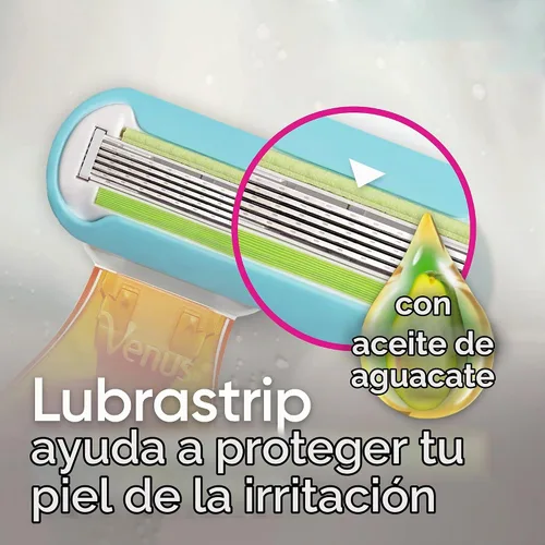 Vista 5 de Gillette Venus Kit de maquinilla de afeitar de viaje extra suave para mujer, mini mango + repuesto + funda, regalos de vacaciones para mujeres