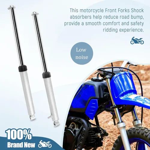 Vista 2 de Wai Danie Motocicletas Horquillas delanteras Amortiguador de Suspensión Compatible con Yamaha PW50 PY50 PEEWEE 50cc PW PY 50 Niños Bike Pit Dirt Bike