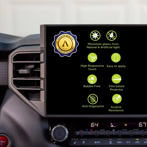 Vista 5 de Protector de pantalla para Toyota Tundra de 14 pulgadas (2022-2026) – Película de PET mate antirreflejo, antihuellas, resistente a los arañazos