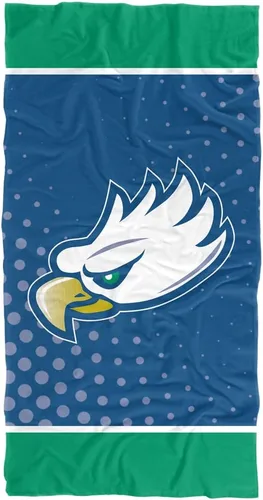 Vista 68 de LOGOVISION Manta Abilene Christian University, 30x60 Logo Dots CottonFront/PolyBackBeachTowel