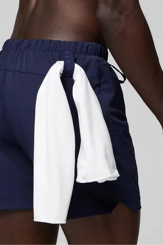 Vista 78 de Fabletics The One - Pantalón corto para hombre (forro), entrenamiento, natación, ligero, de secado rápido, bolsillo con cremallera, tejido elástico