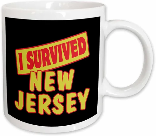 Vista 8 de 3dRose Sobreviví Nueva Jersey Survial Pride And Humor Design - Tazas (mug_118135_4)