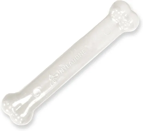 Vista 25 de Nylabone Power Chew Juguete masticable duradero con sabor, para perros extrapequeños, para masticadores agresivos, indestructibles, sabor tocino