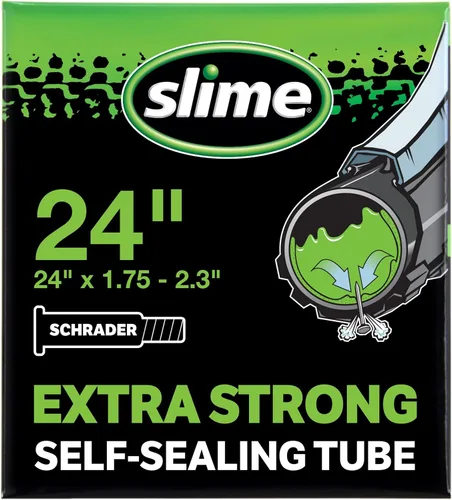 Vista 19 de Slime 30051 Tubo interior de bicicleta con sellador de pinchazos Slime extra fuerte, autosellante, evita y repara, válvula Schrader, 16 pulgadas x