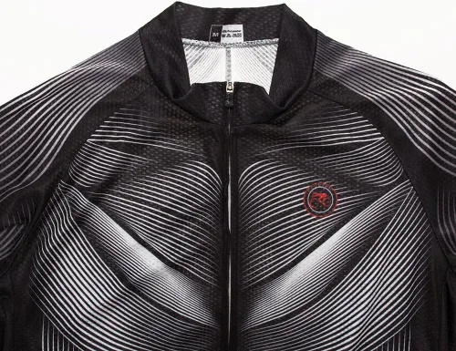 Vista 99 de Weimostar Hombre Ciclismo Jersey Manga Corta Bicicleta Ropa Multicolor Diamante